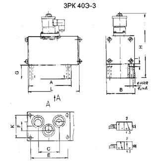 Размеры ЗРК40Э-3